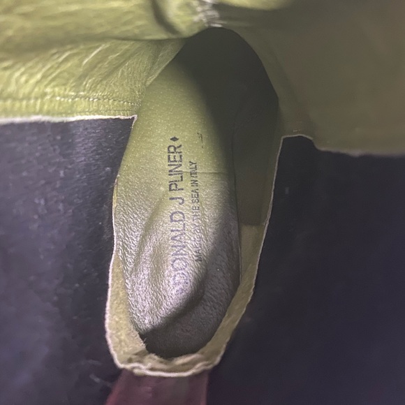 Donald J Pliner Autumn Leather Chelsea boots 7 red - Picture 5 of 6